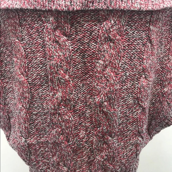 American Eagle Bolero Turtle Neck Sleeveless Multi Colour Buttons XS Knit Women - Picture 6 of 7